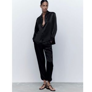 Zara Satin Effect shirt